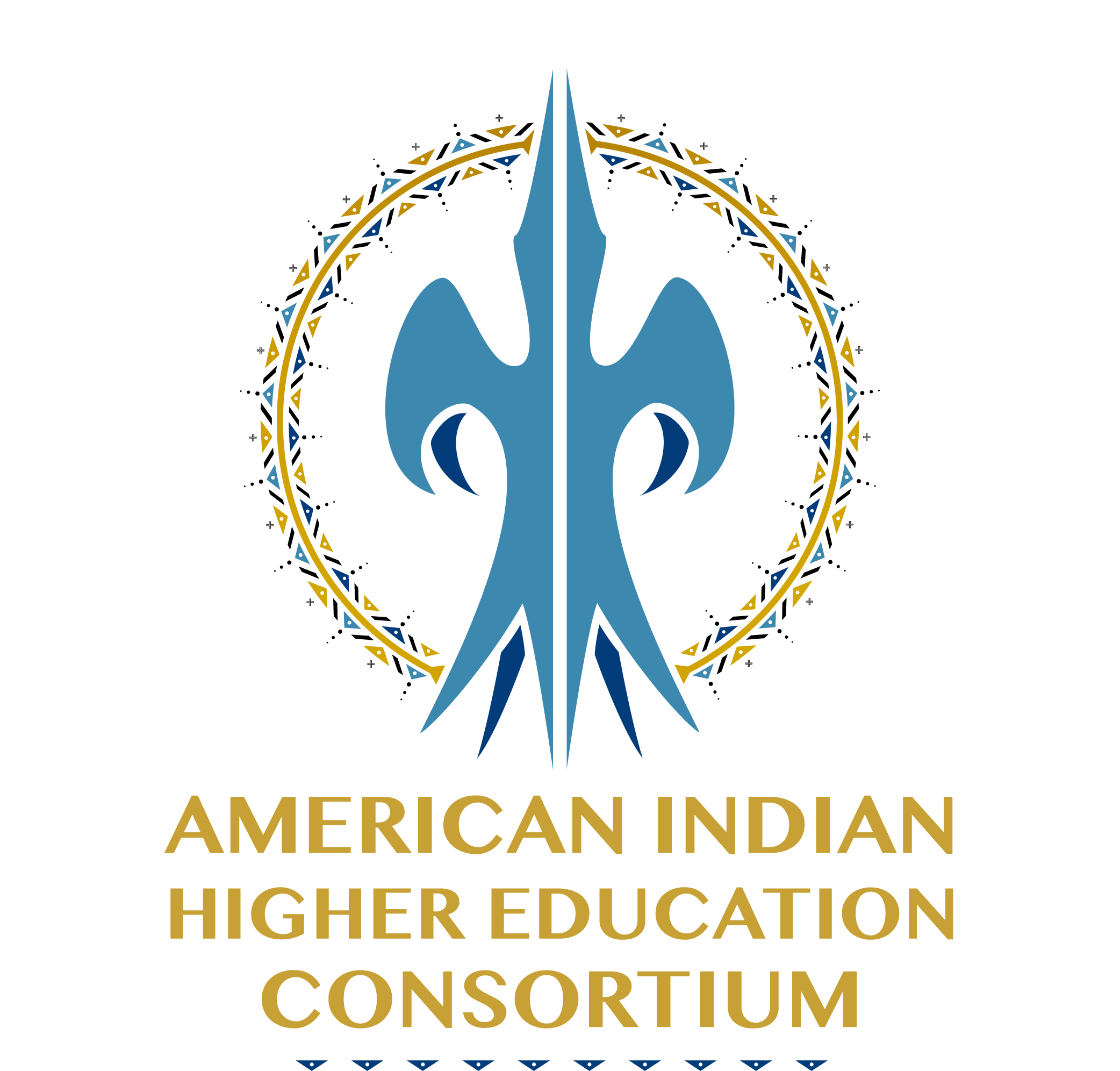 AIHEC Logo Blue Gold2025